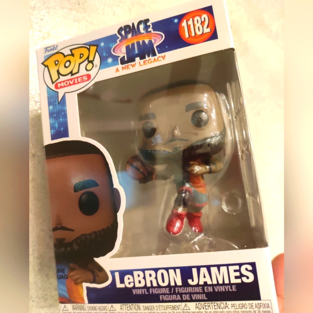Lebron James Space Jam: A New Legacy Funko Pop Collectable #1182
